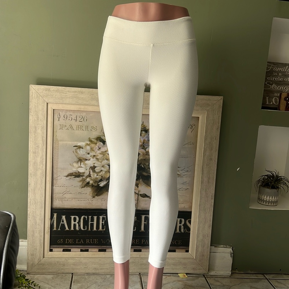 Koral Ivory Ankle Leggings